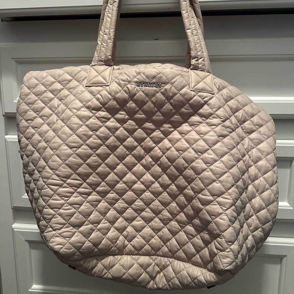 BRAND NEW! No tags. MZ Wallace Metro Deluxe Tote-Large. Color-mushroom.